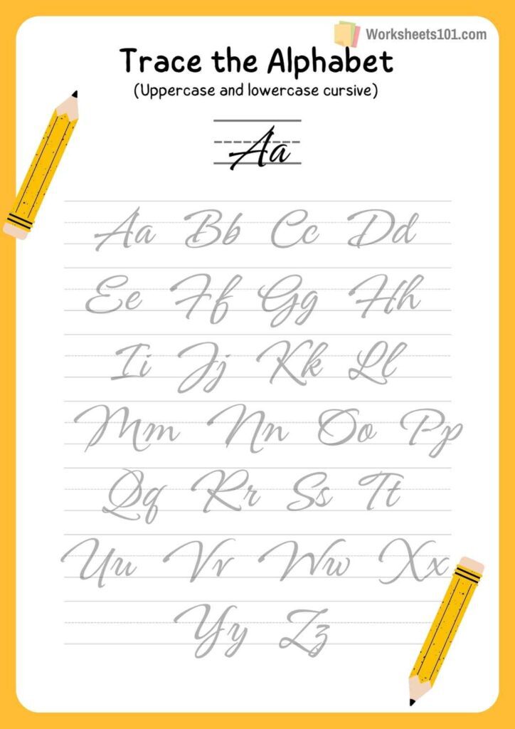 A to Z Cursive combined