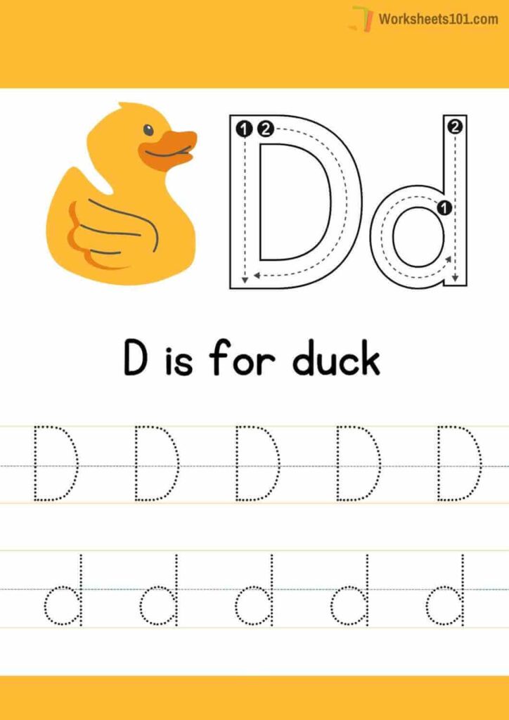 Letter Tracing D